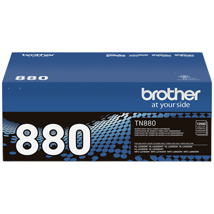 Brother Black Extra High-Capacity Toner Cartridge TN-880